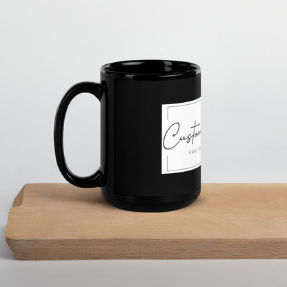 Black Glossy Mug