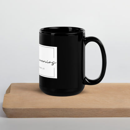 Black Glossy Mug