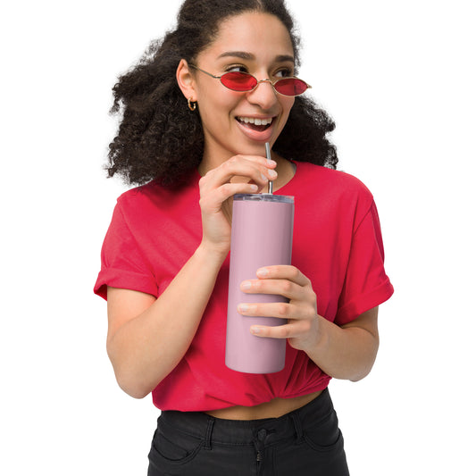 Soft Pink Stainless steel tumbler